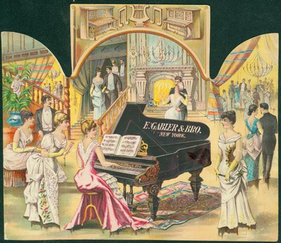 E. Gabler & Bro., New York [pianos] by American School